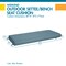Classic Accessories Weekend 48" x 18" x 3" Outdoor Bench Cushion, Blue Shadow CBSBN48183 - alternate 7
